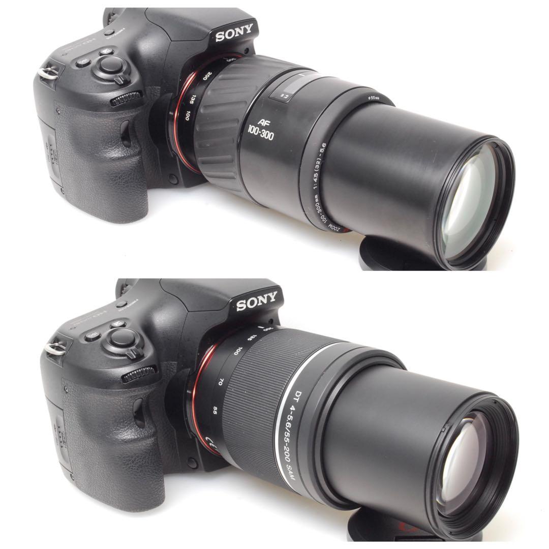 ✨SONY α65✨トリプルレンズ✨フル装備✨入門モデル✨超高画質✨超望遠✨美品