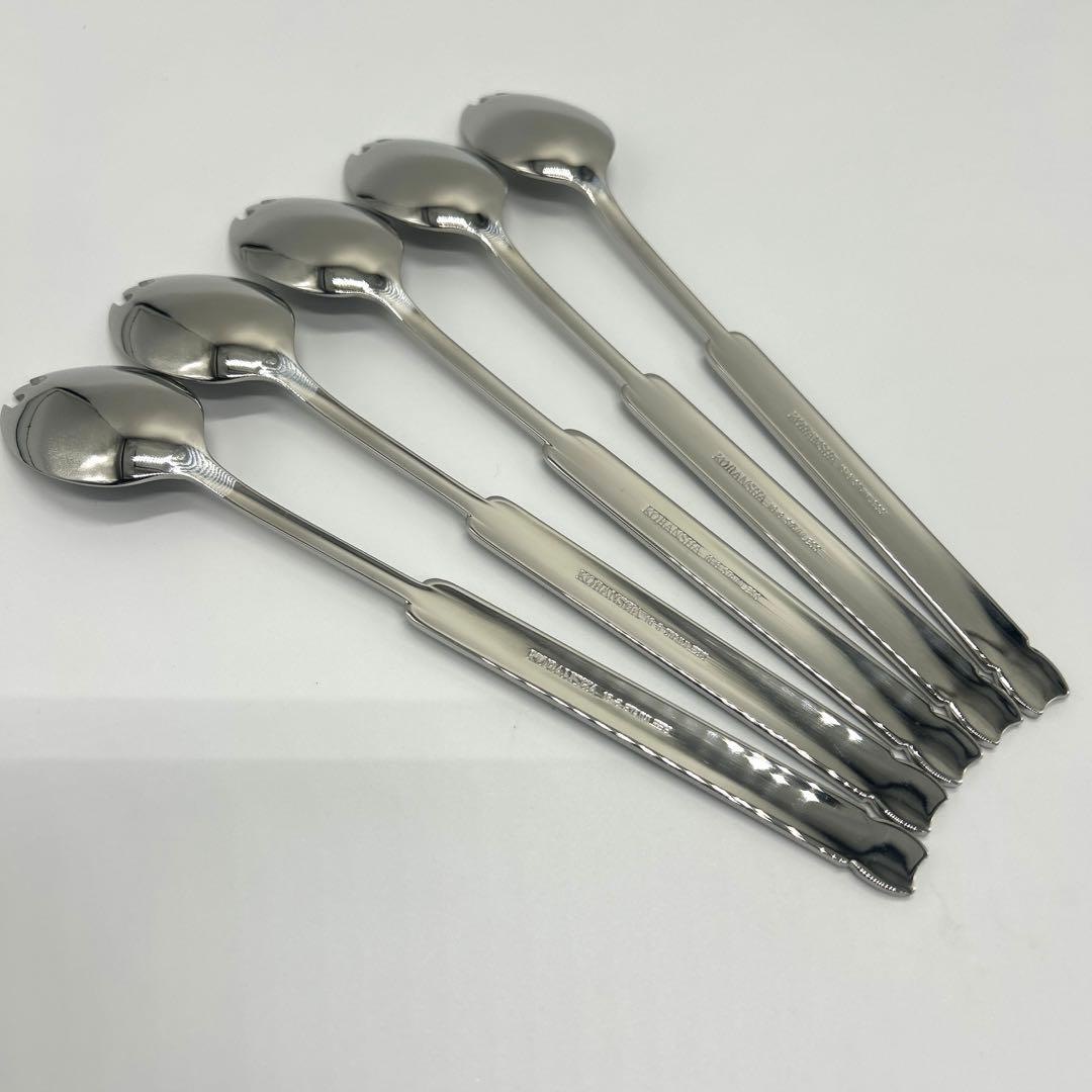 『(J)香蘭社　デザート皿＆スポーク10点セット／未使用新品／ダメージ有お箱付』