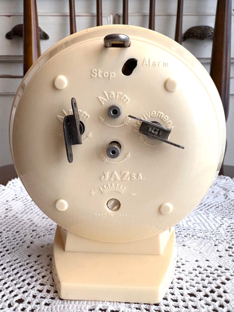 フランスヴィンテージ　JAZ 目覚まし時計　アメリ　キレンジャク　ディスプレイ品