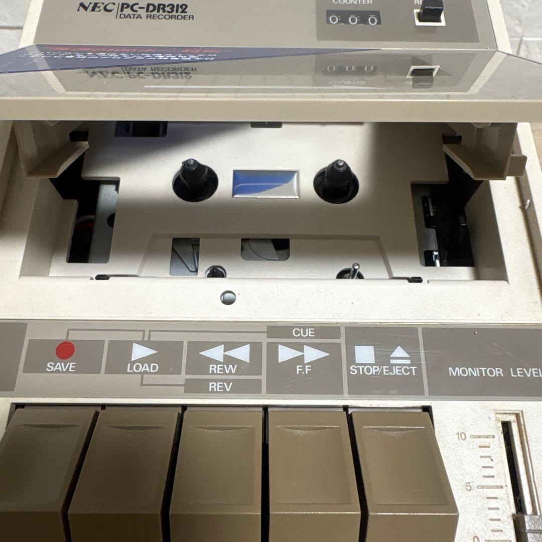 【通電＆動作確認済】NEC PC-DR312 データレコーダー