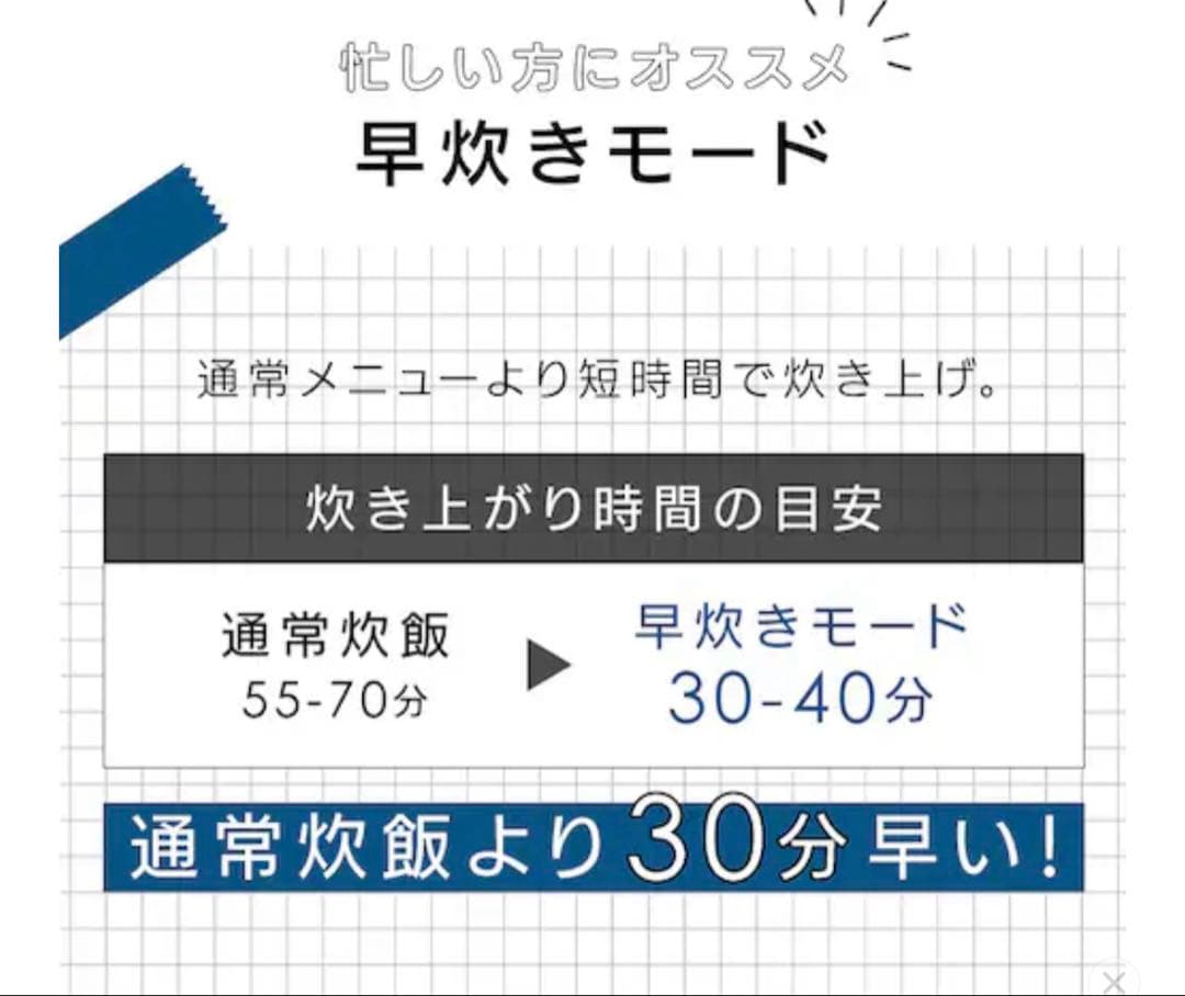 IRIS OHYAMA 炊飯器 RC-BMA30-B ブラック