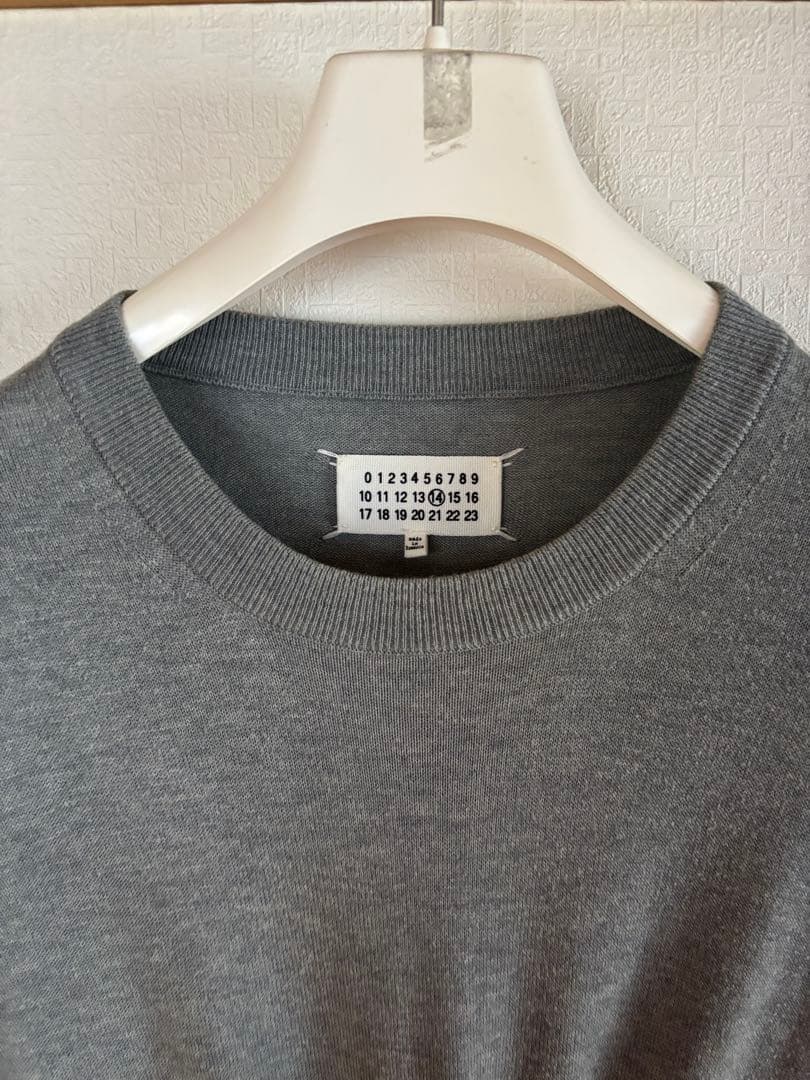 maison margiela エルボーパッチニット