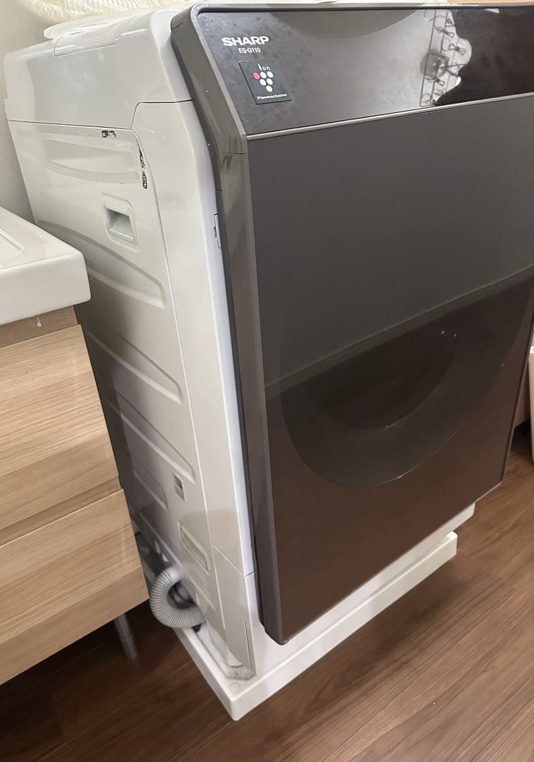 14日まで SHARPドラム式洗濯乾燥機　ES-G110-TL 2018年製