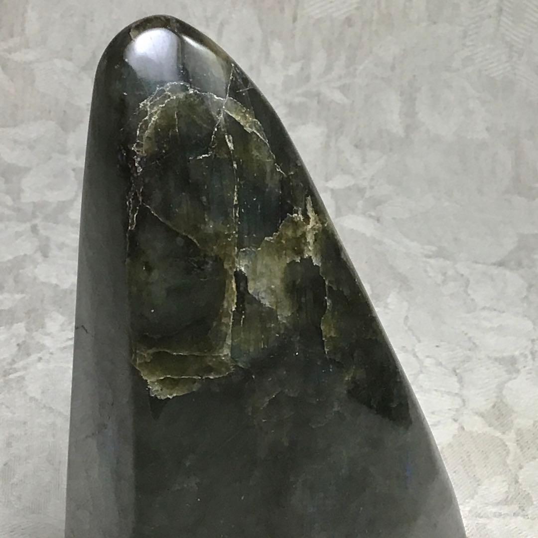 ラブラドライト 原石 曹灰長石 三角形