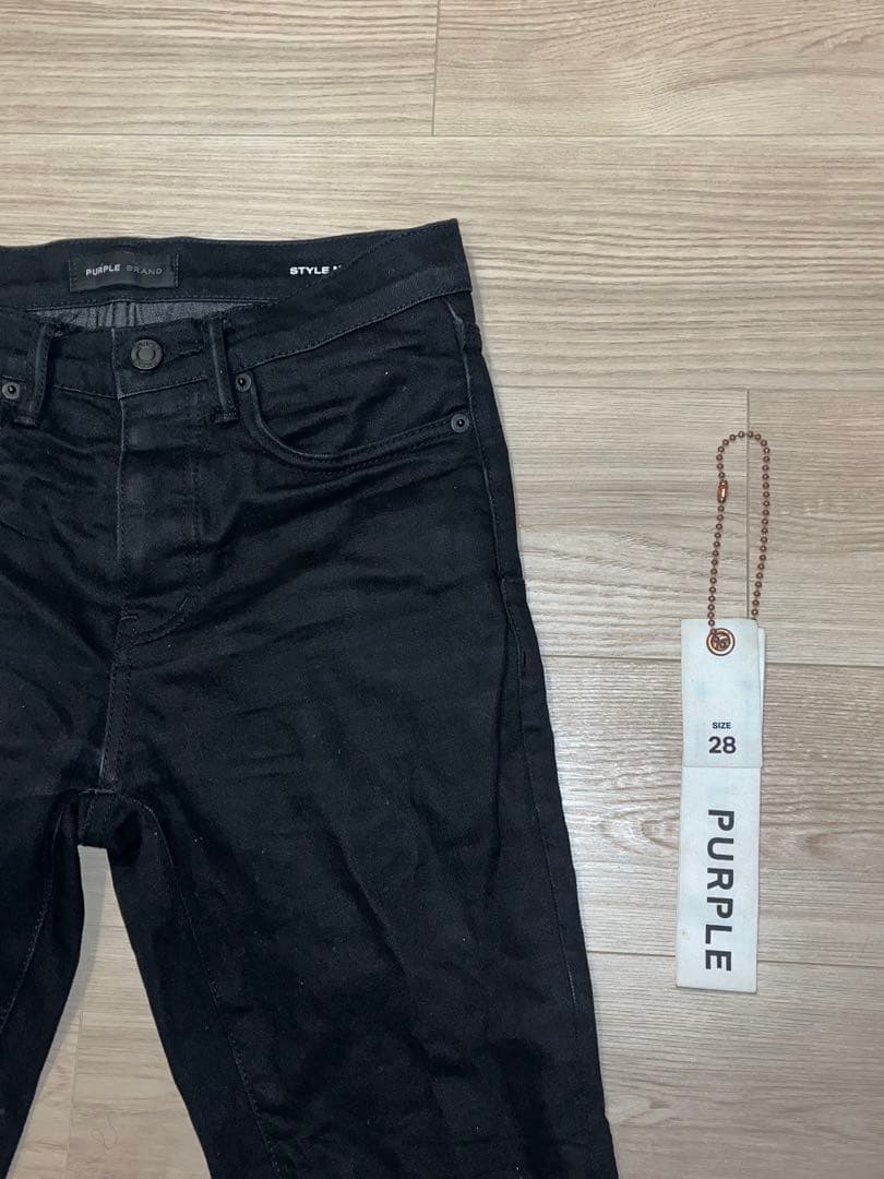 purple brand 28 ブラックスキニー