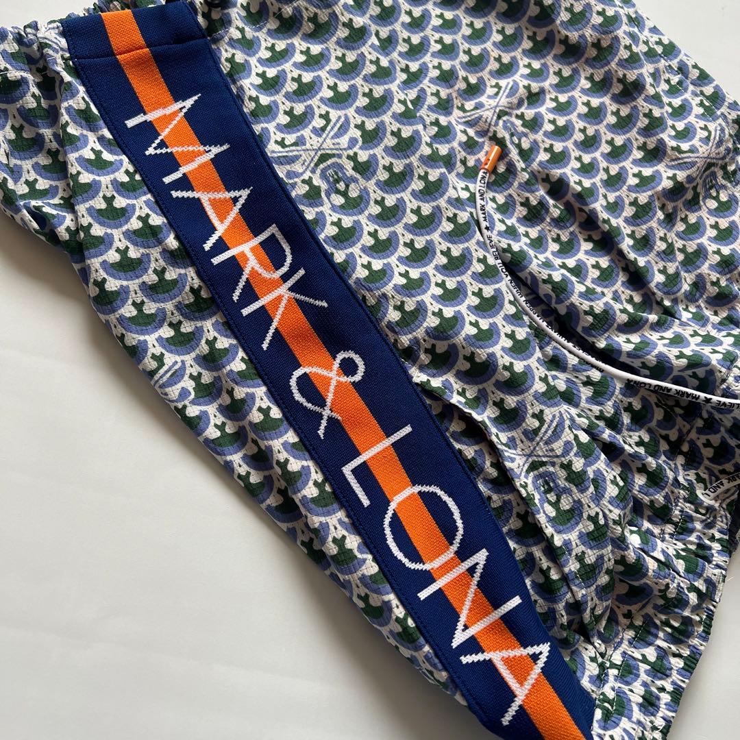 MARK&LONA マークアンドロナ　総柄　ハーフパンツ　ドクロ　46 メンズ