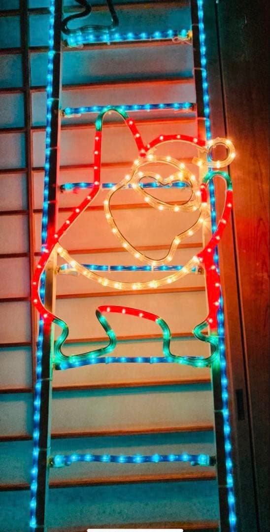 ✨ 特大サイズ はしごサンタクロース‼️ イルミネーション ライト ✨