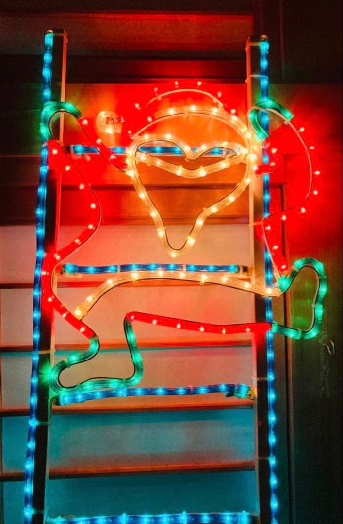 ✨ 特大サイズ はしごサンタクロース‼️ イルミネーション ライト ✨