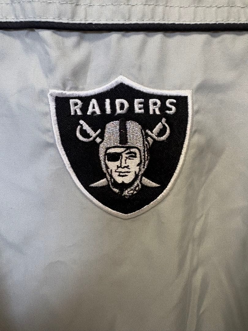 RAIDERS ウォームアップウェア トレーナー グレー/ブラック