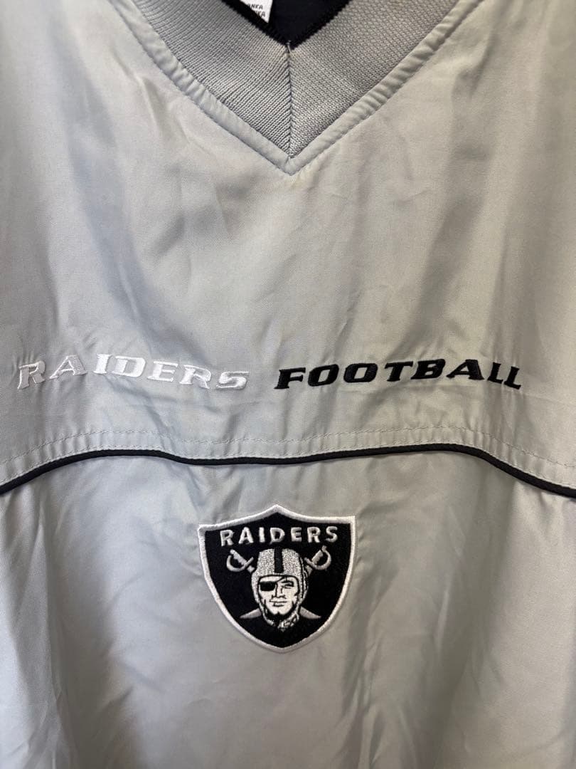 RAIDERS ウォームアップウェア トレーナー グレー/ブラック