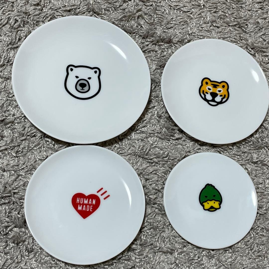 極美品希少 Human Made 小皿 豆皿ANIMAL MAMEZARA 4枚