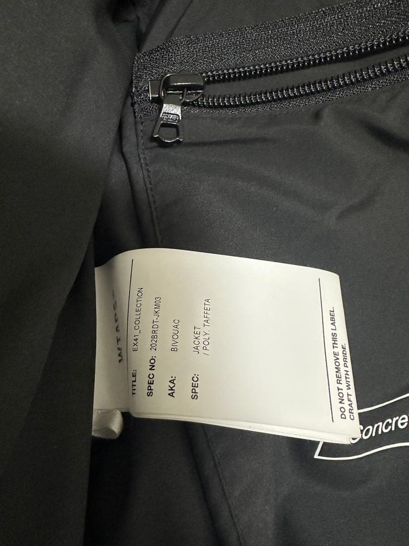 wtaps bivouac 20aw 新古品