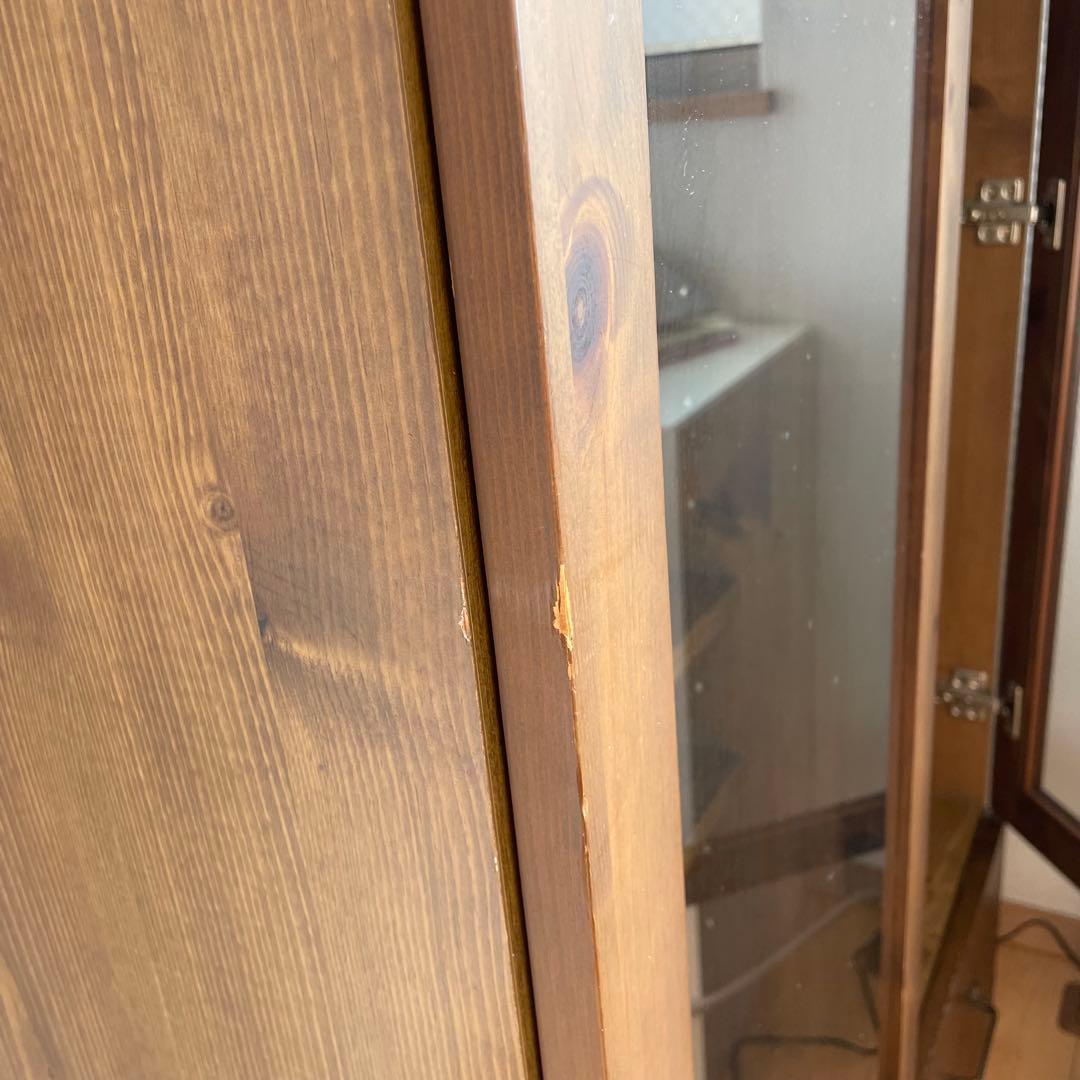 ウニコ unico オトゥール AUTEUR 食器棚　ガラスキャビネット　本棚