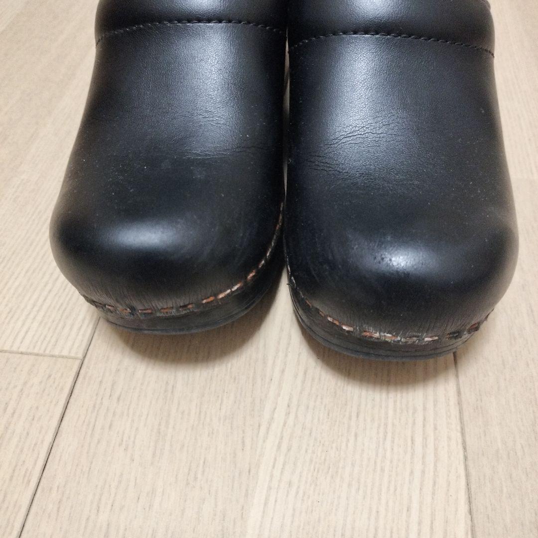 ダンスコprofessional　WIDE ブラックレザー サイズ38