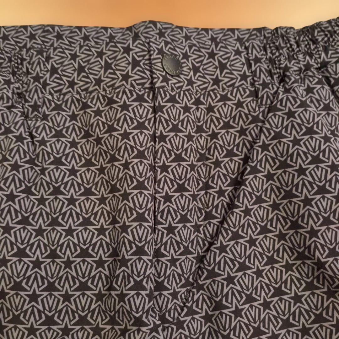 23区GOLF ゴルフ 撥水 高保温 総柄 中綿入ストレッチ ナイロン パンツL