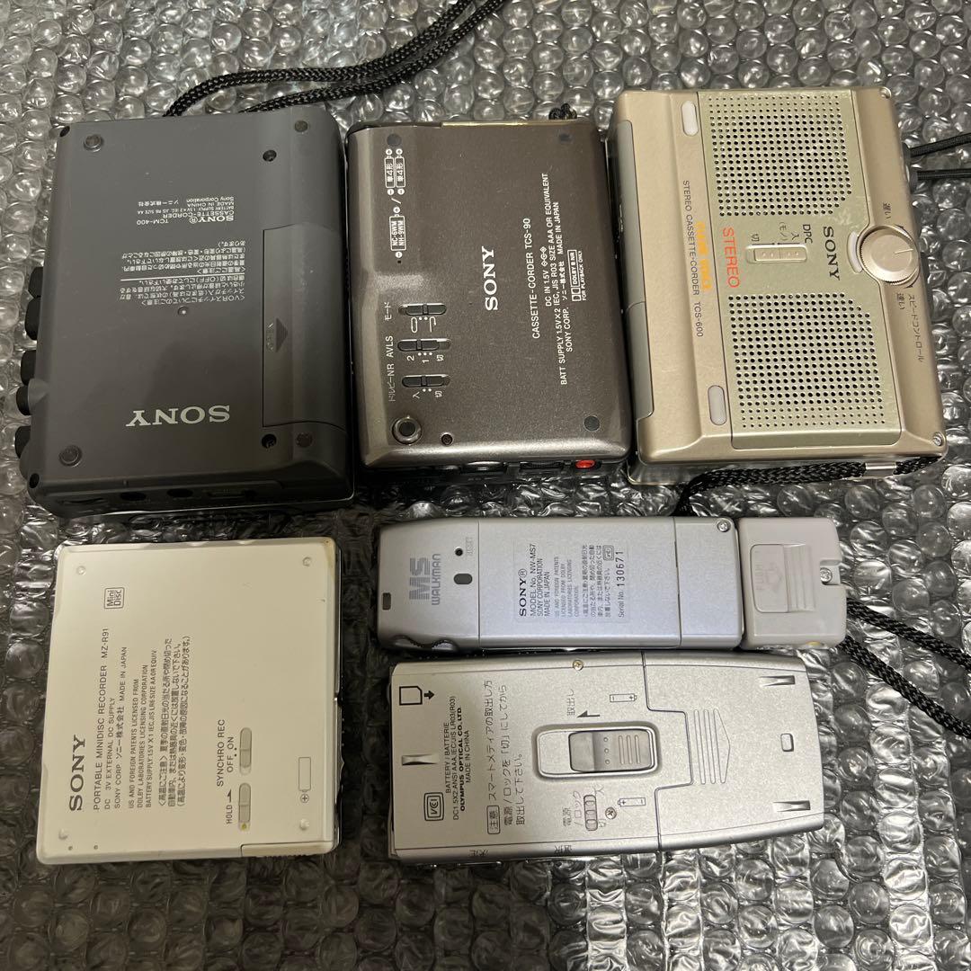 ラジオ、かセット、MDプレイヤー まとめ6点セット