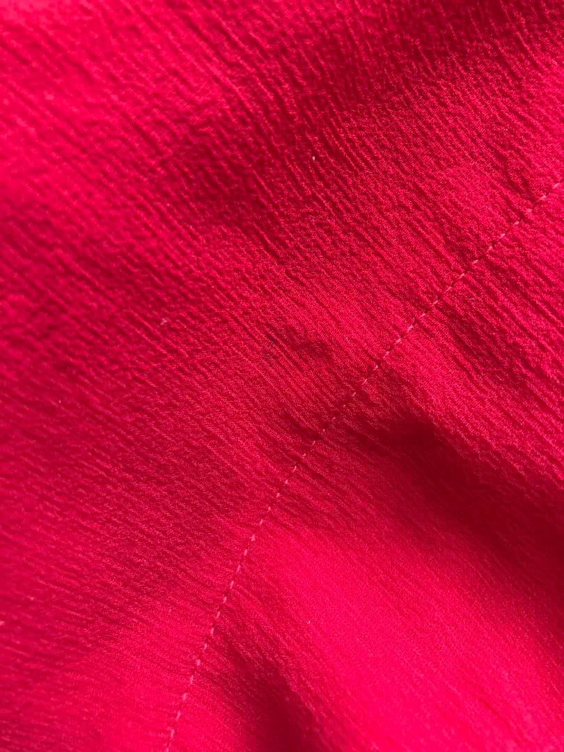 コムデギャルソン　後染めキャミソール　ジョーゼット　ねじれ