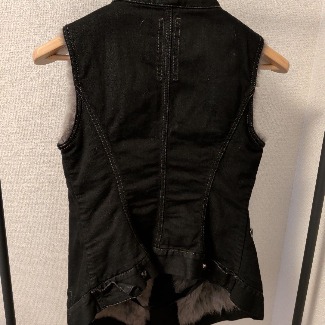 【最終価格】Rick Owens DRKSHDW ファーベスト（Sサイズ）