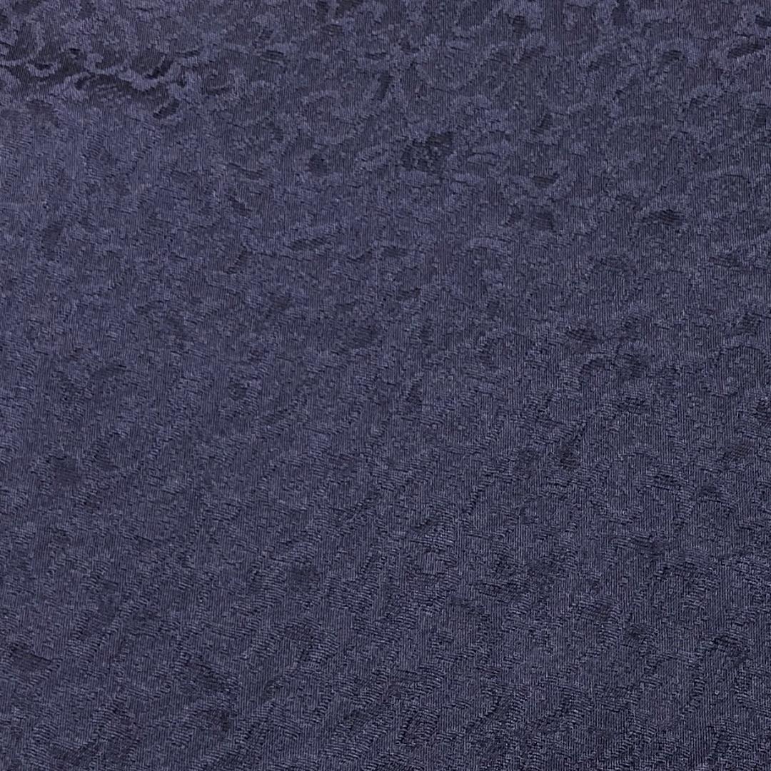 ☆ 色無地 螺鈿作家 甲斐泰造 二藍色 螺鈿 梅の花模様 しつけ糸 K-5433