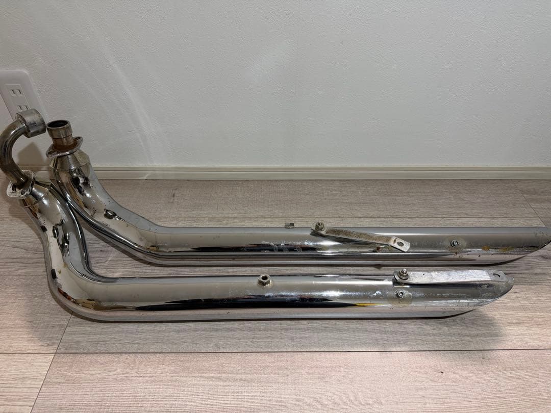 イージーライダース製 ドラッグスター400 ファットドラッグマフラー70Φ