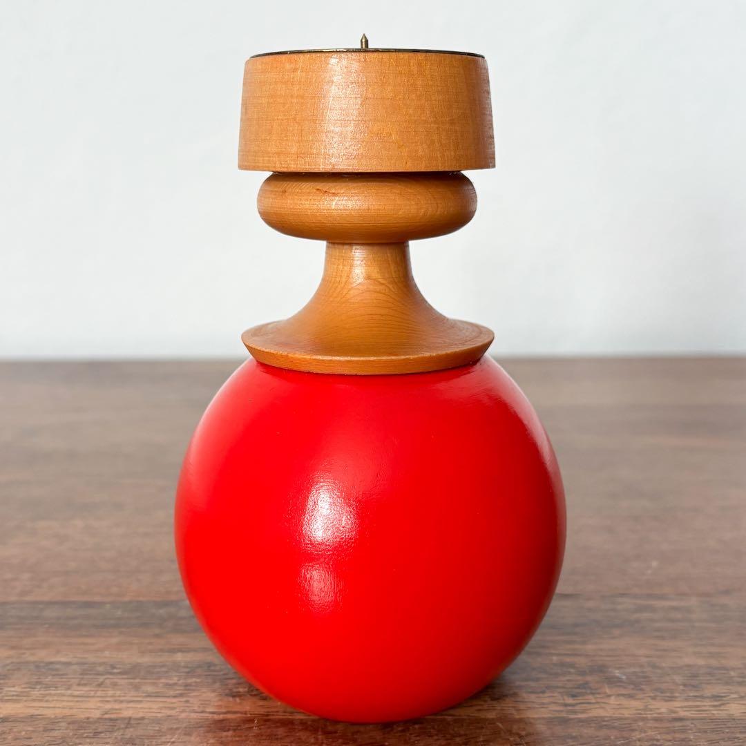 【東ドイツ 球体キャンドルスタンド】ミッドセンチュリー ヴィンテージ