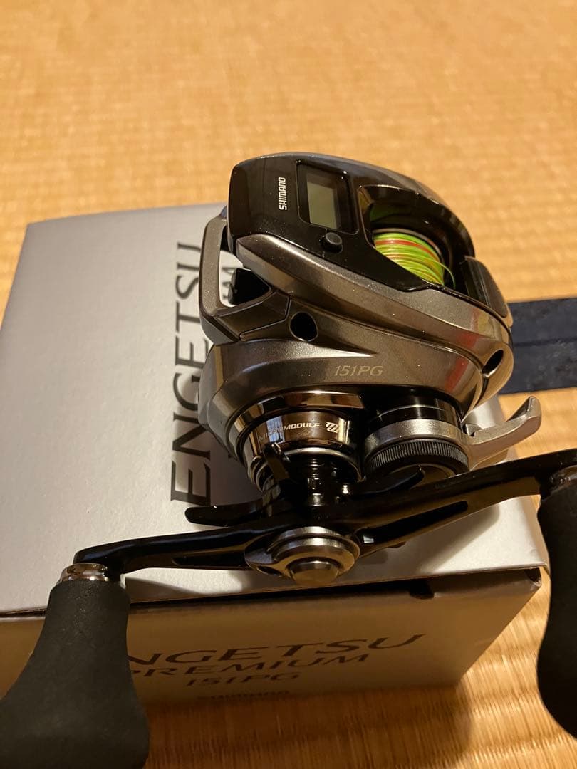 シマノ 23 炎月 エンゲツ プレミアム 151PG 左ハンドル ライン付き