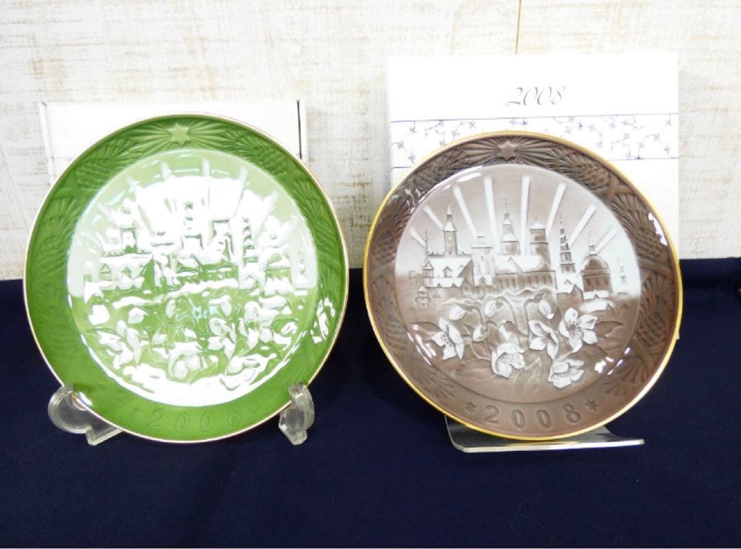 ✨美品✨ロイヤルコペンハーゲン クリスマス2枚セット イヤープレート