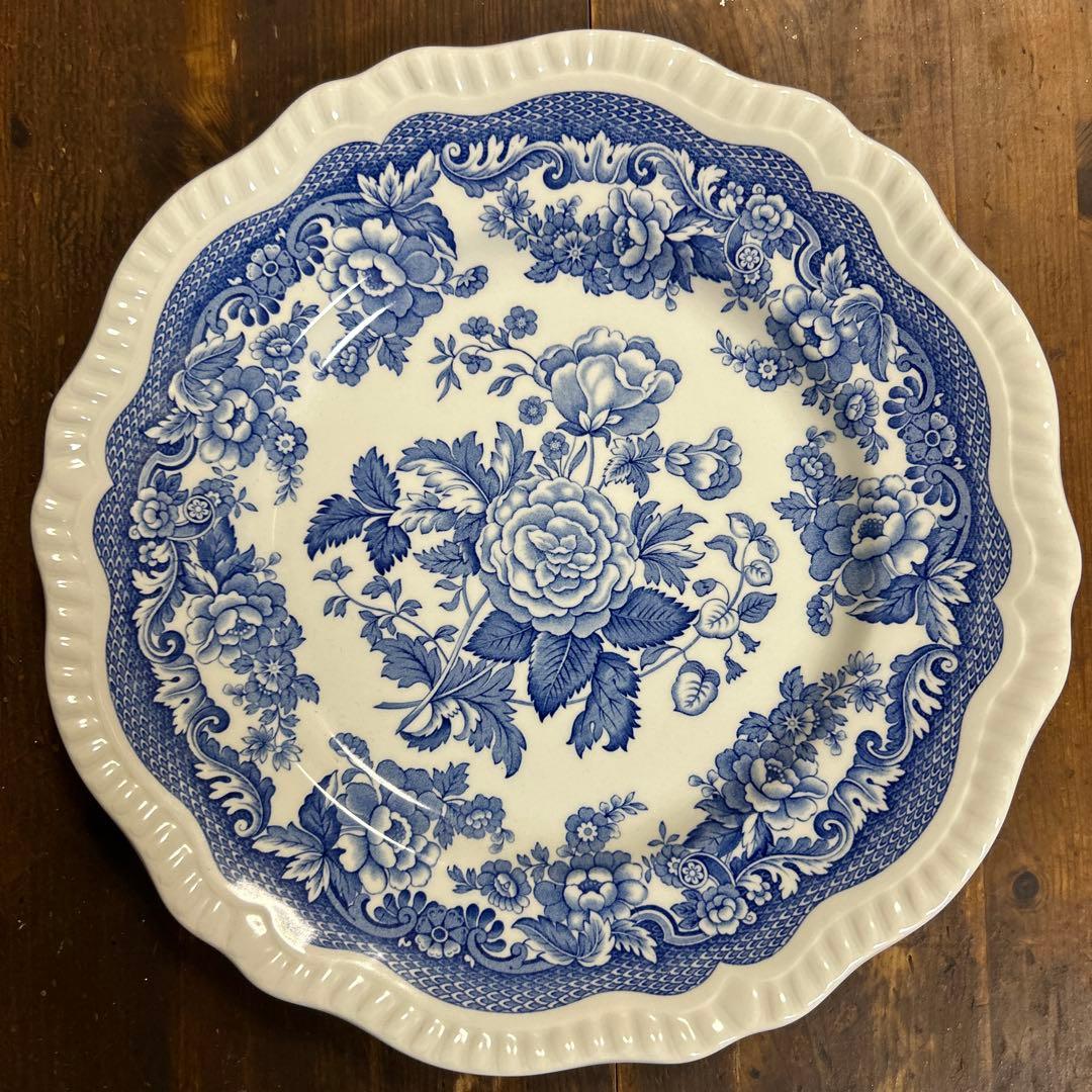 希少　スポード　ブルールームコレクション　27.5㎝　ディナープレート　廃盤品