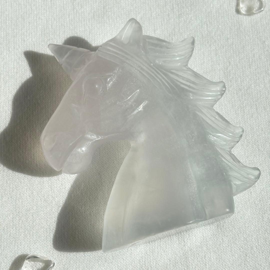 ミルキーフローライト ユニコーン　天然石 フローライト
