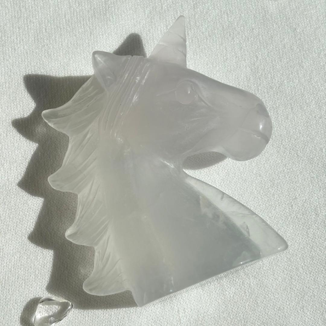 ミルキーフローライト ユニコーン　天然石 フローライト