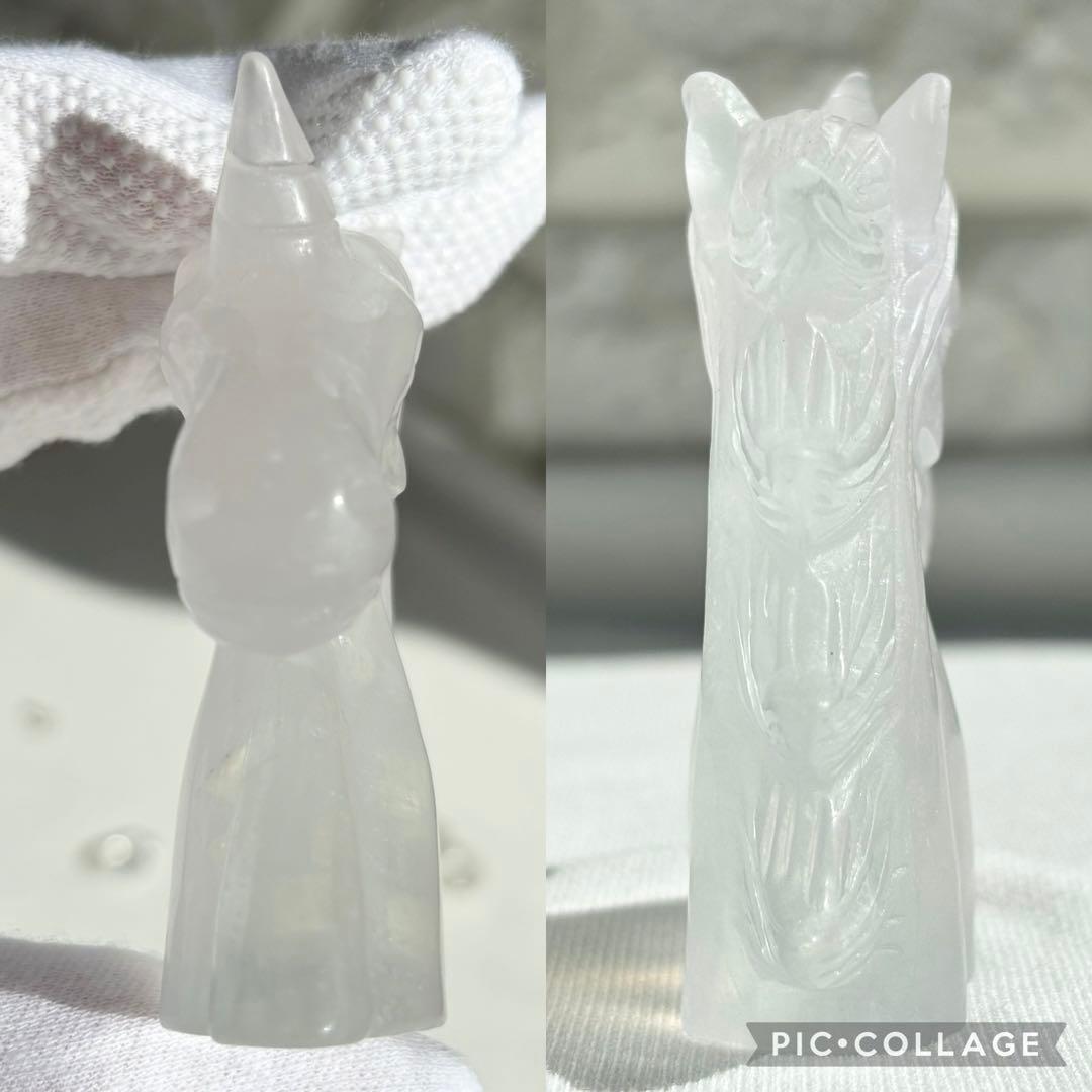 ミルキーフローライト ユニコーン　天然石 フローライト