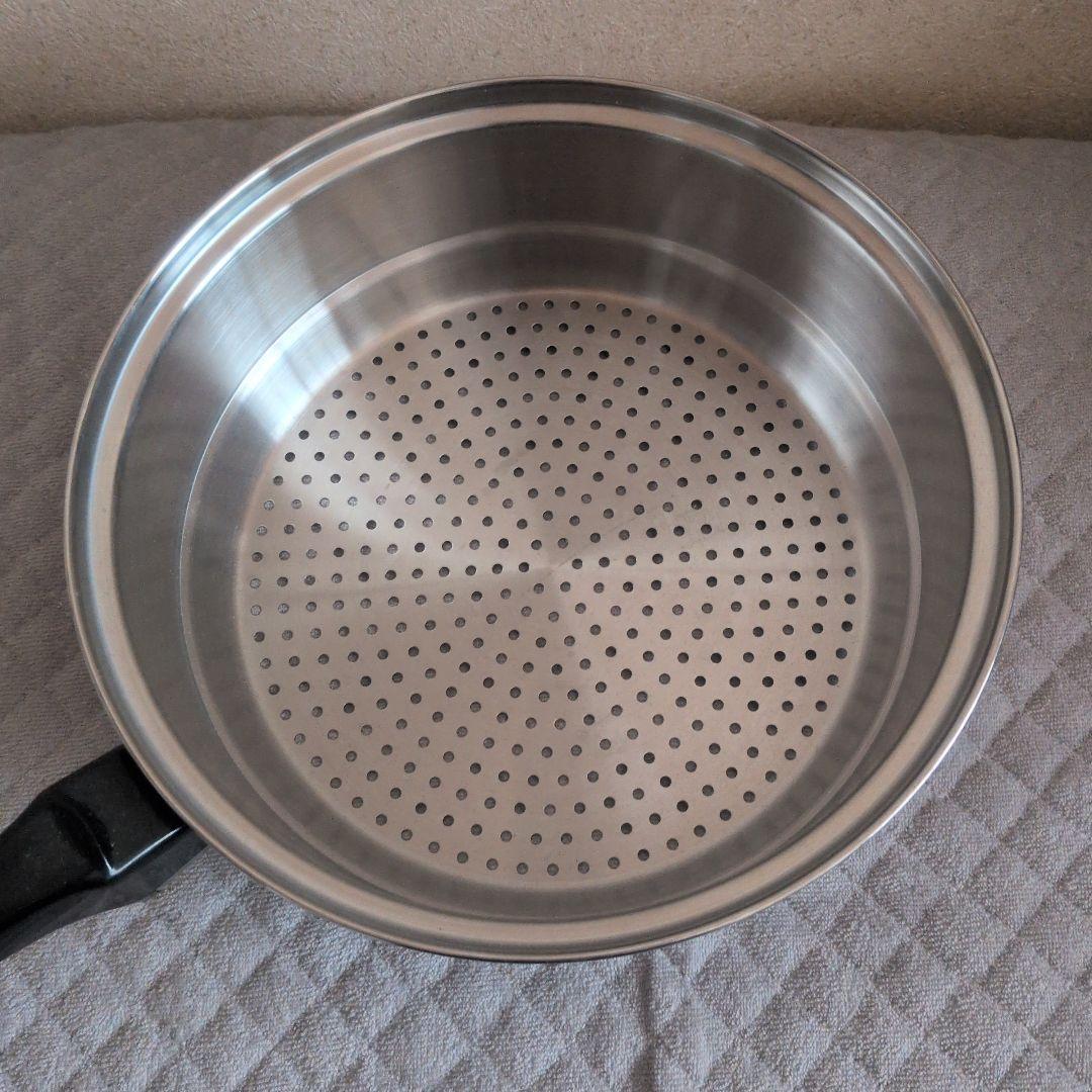 インコア 片手鍋３コート +蓋+スチーマー+ダッチカバー+キャセロール ５点