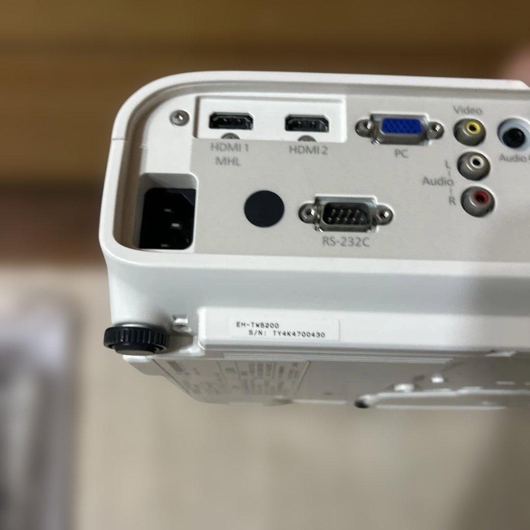 エプソン　EH TW5200 プロジェクター　動作良好