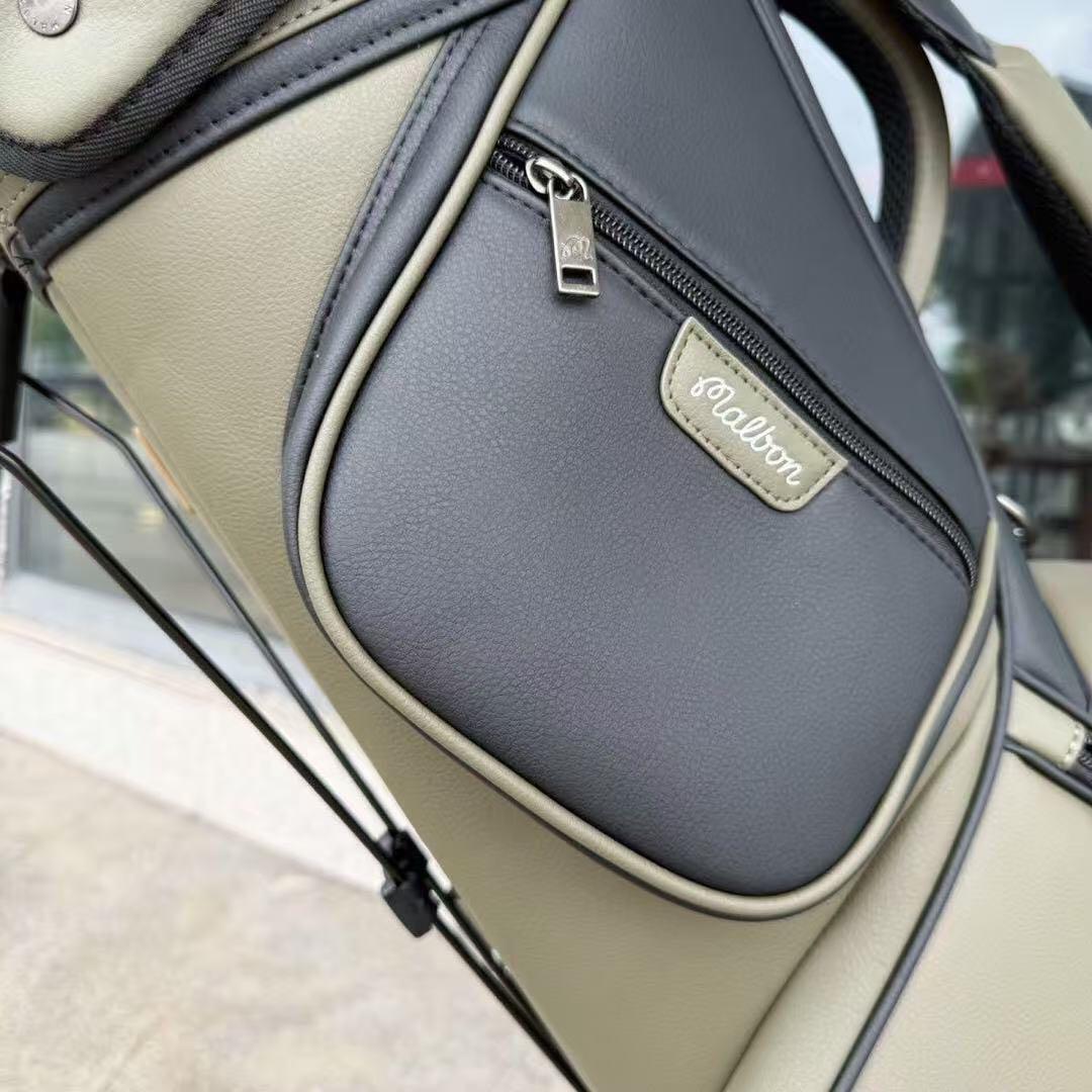 Malbon golf ゴルフバッグ マルボン オリーブグリーンキャディバッグ