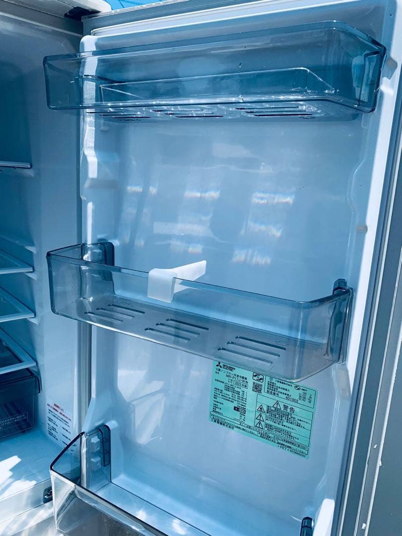 ①✅三菱ノンフロン冷凍冷蔵庫✅ ✅MR-P17J-W✅送料設置無料