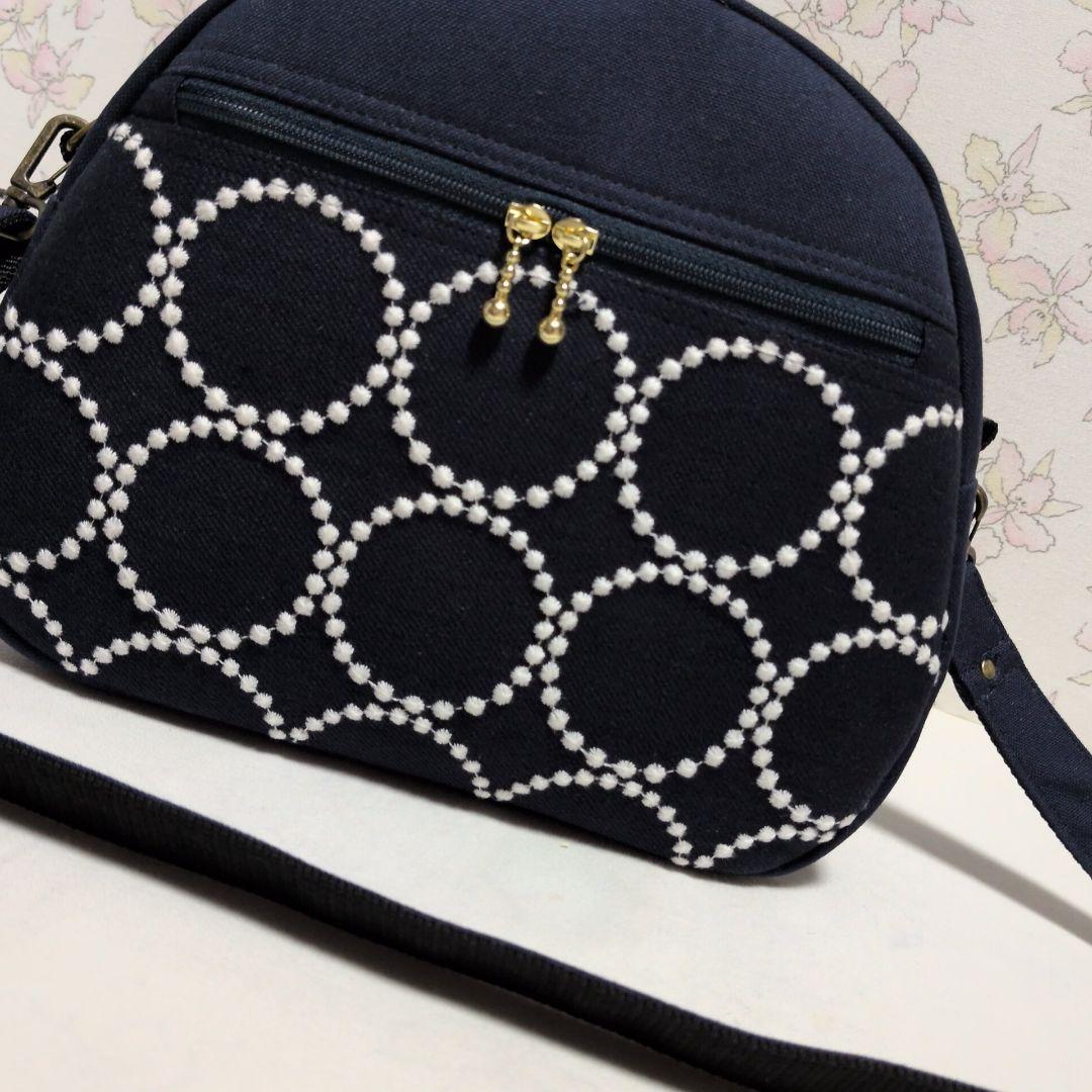 ミナペルホネン　ハンドメイド　バッグ　ショルダー　タンバリン