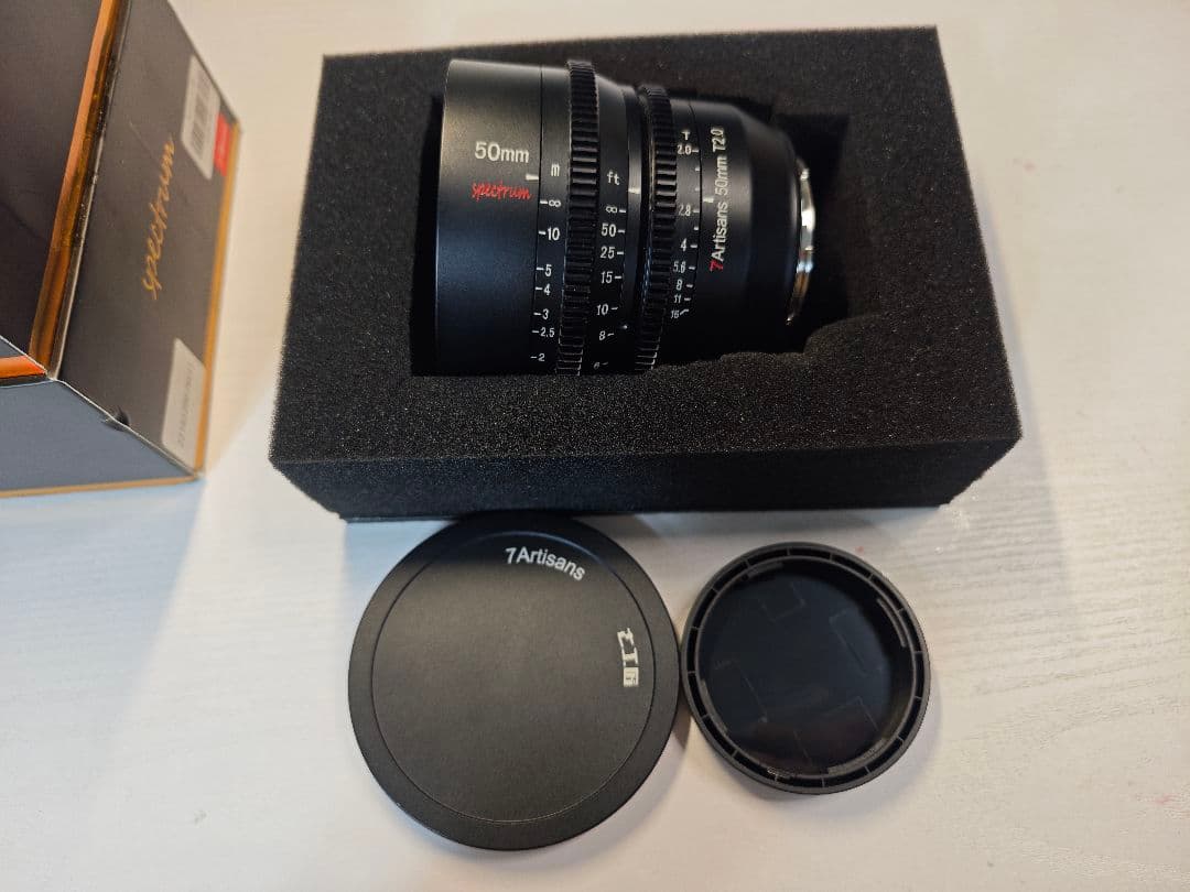 7artisans 50mm T2.0 レンズ Zマウント フルサイズ