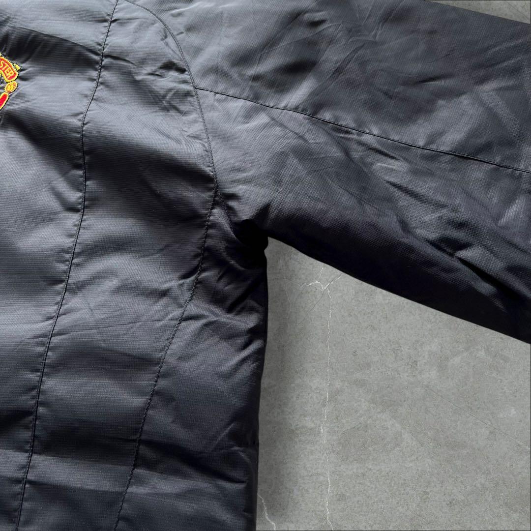 00s nike マンチェスターU 中綿　ジャケット　ブラック　メンズ　M