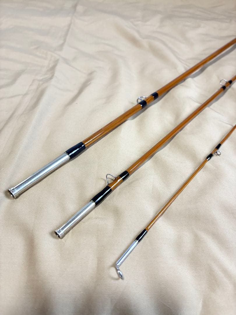 トンキンバンブーフライロッド、7'8\"#3/#4パックロッド美品