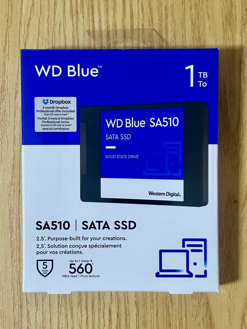 【新品】内蔵型SSD WD Blue SA510 1TB