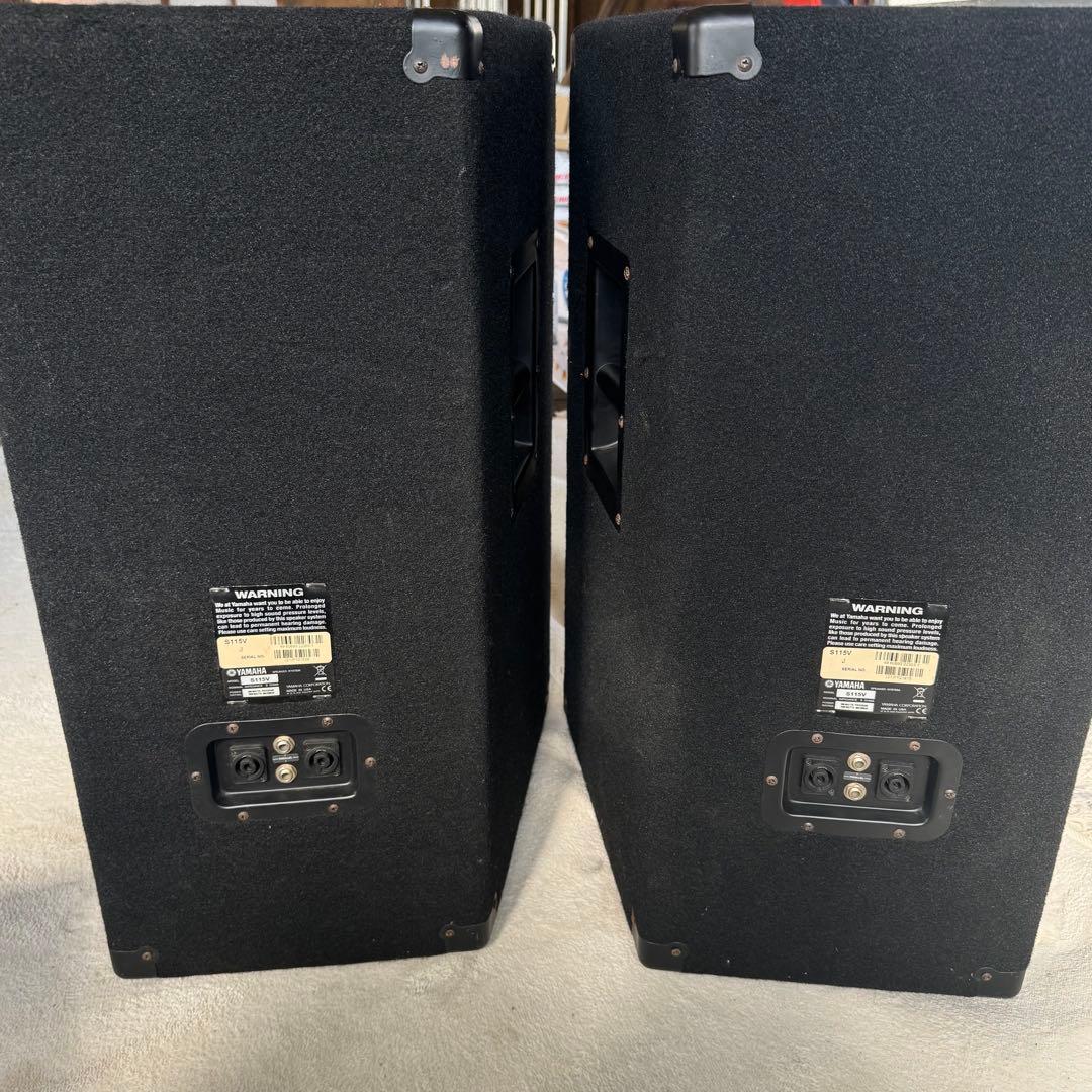 PAスピーカー　YAMAHA S115V ペア　美品　①