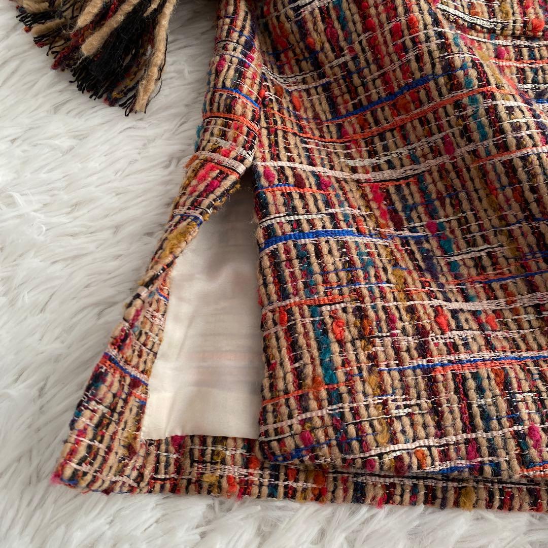 いわちゃん様ご予約品　　MACPHEE☆マルチツイード ラウンドカラージャケット