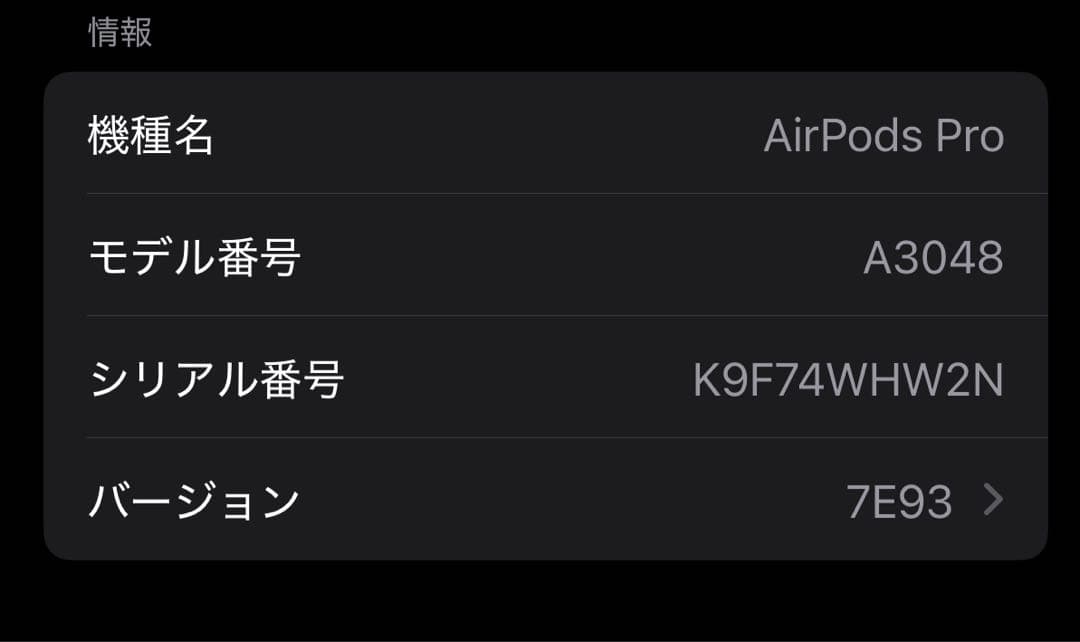 AirPods Pro第二世代本体＋充電ケース（TYPE C）付き