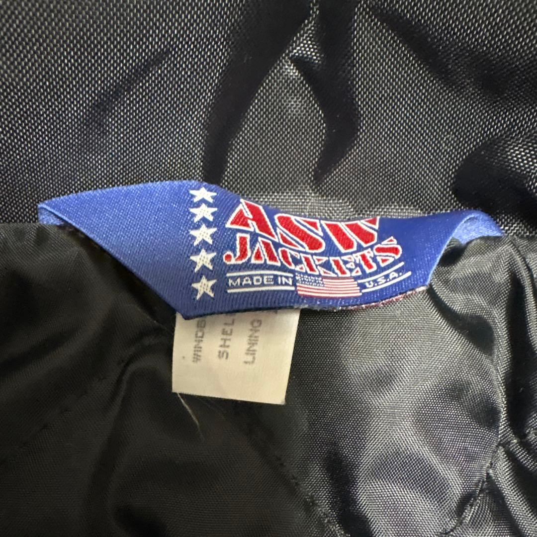 ASW コーチジャケット 中綿 キルティング ブラック S
