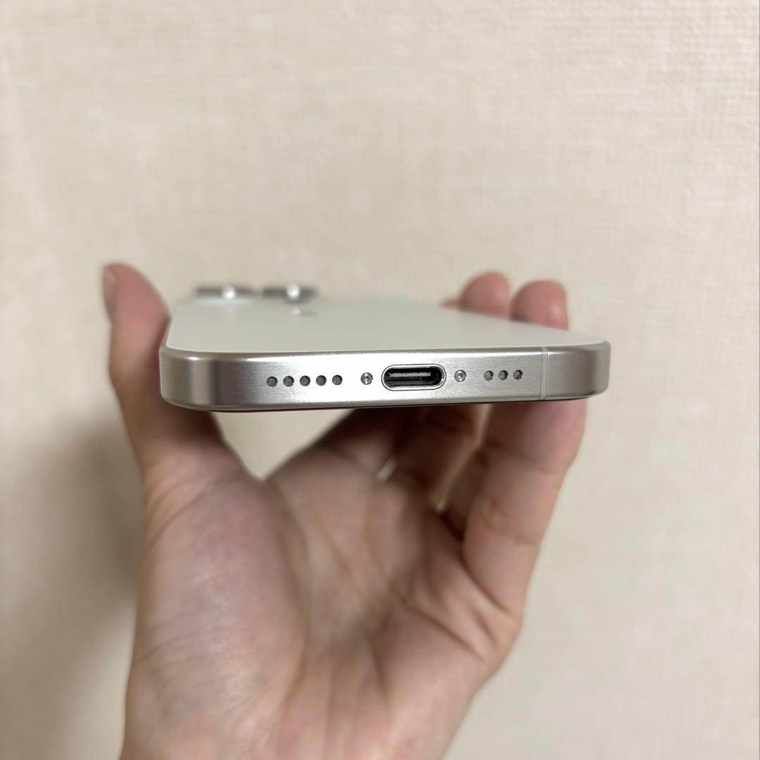 【美品】Apple iPhone 15 Pro ホワイトチタニウム　256GB
