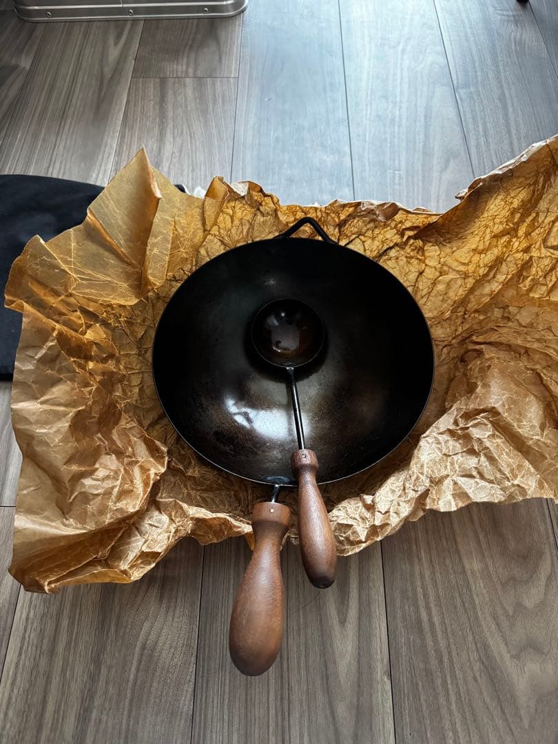 TAKIBISM CHUKA NABE タキビズム 中華鍋 お玉 セット