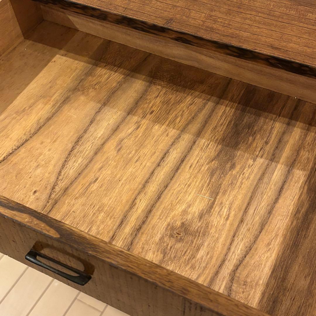 無印　古道具　小さめ引き出し棚　アンティーク棚