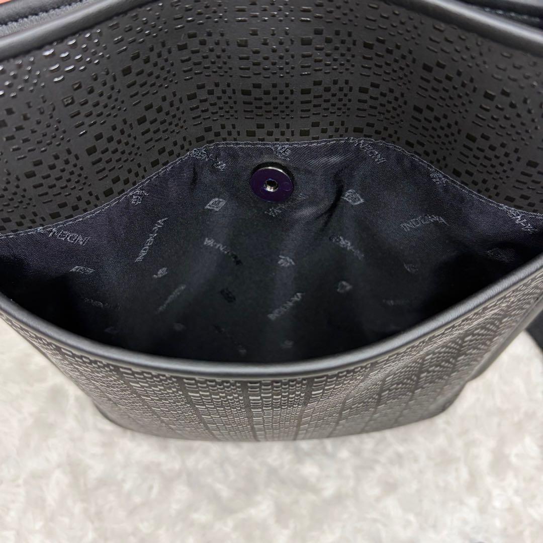 ✨未使用✨ 印傳屋 ショルダーバッグ 変わり市松 漆模様