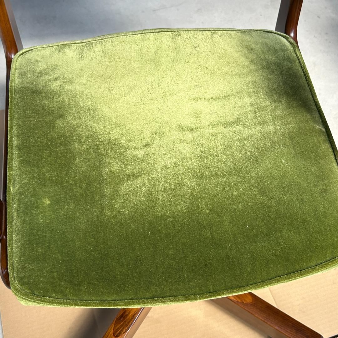 karimoku オールドカリモク コロニアル デスクチェア モケットグリーン