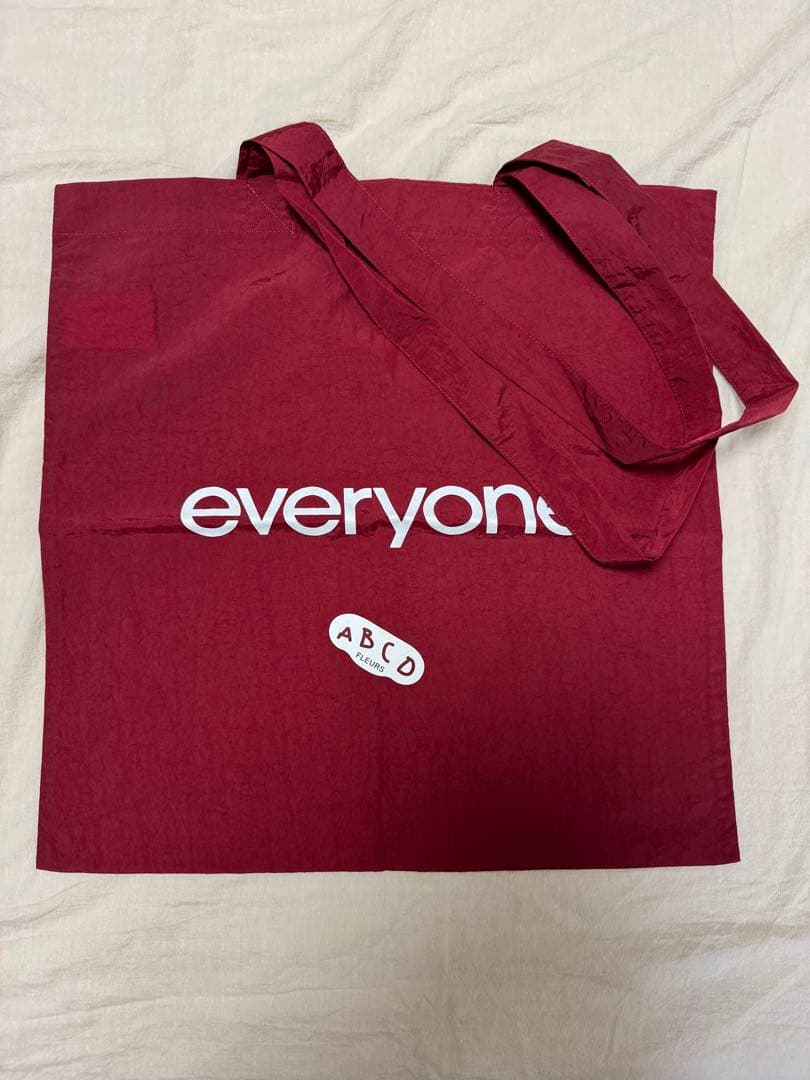 abcd fleurs トートバッグ everyone ステッカー